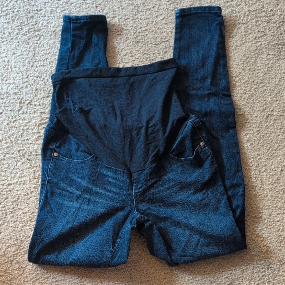 A Pea In The Pod Maternity Full Panel Skinny Jeans Size 26